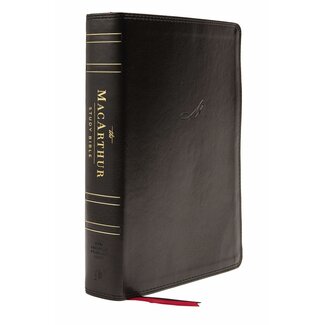 Harper Collins / Thomas Nelson / Zondervan NASB MSB MacArthur Study Bible (2nd Edition, Leathersoft, Black, Thumb Indexed)