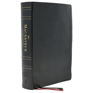 Harper Collins / Thomas Nelson / Zondervan NASB MSB MacArthur Study Bible (2nd Edition, Genuine Leather, Black, Thumb Indexed)