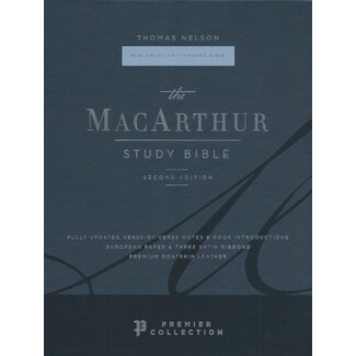 Harper Collins / Thomas Nelson / Zondervan NASB MSB MacArthur Study Bible (2nd Edition, Premium Goatskin, Brown, Premier Collection)