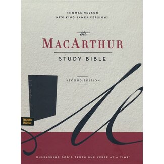 Harper Collins / Thomas Nelson / Zondervan NKJV MacArthur Study Bible, 2nd Ed., Black, Indexed