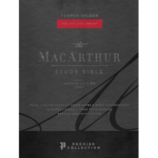Harper Collins / Thomas Nelson / Zondervan NKJV MSB MacArthur Study Bible (2nd Edition, Premium Goatskin, Brown, Premier Collection)