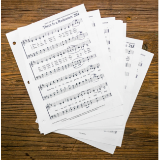 Master's Seminary Press Hymns of Grace - Chord Loose Leaf HOG